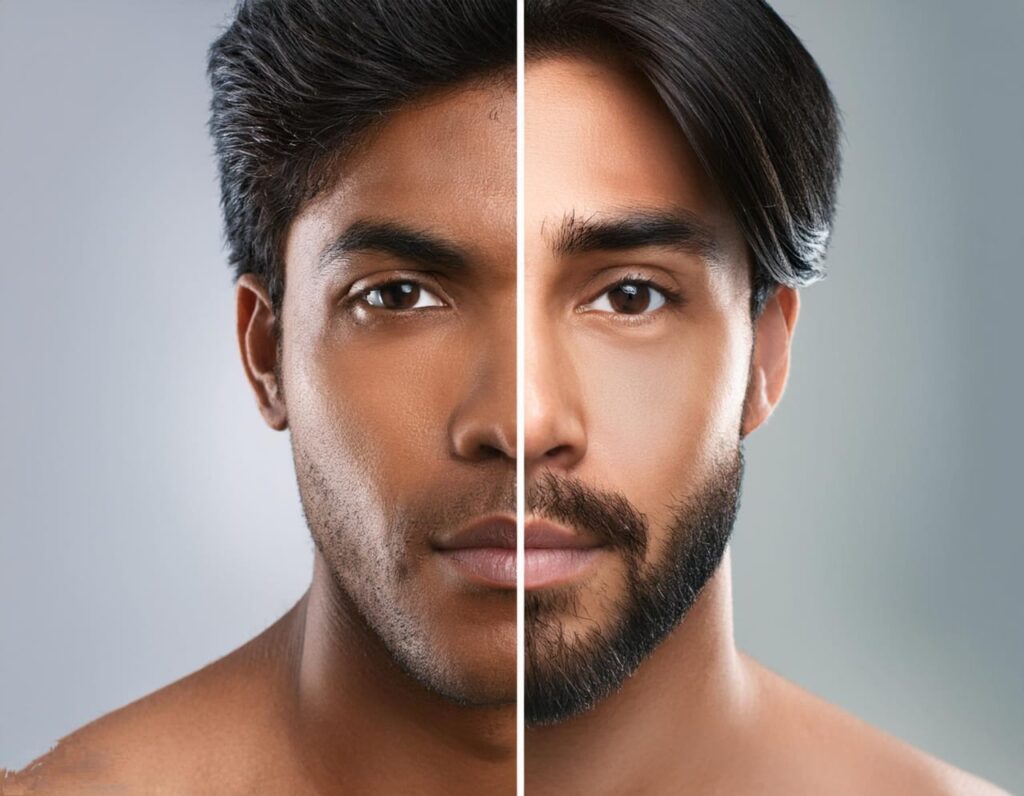 Uncovering the Signs of Aging Skin: What You Need to Know. Before and after anti aging face skin treatment